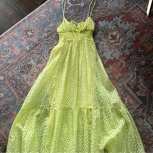 Urban Outfitters Yellow Floral Maxi Dress